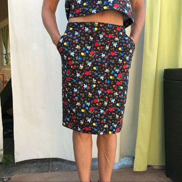 Love Moschino floral print pencil skirt - Picture 4 of 8